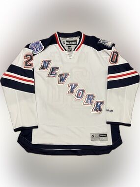 New York Rangers Chris Kreider 2014 Stadium Series Reebok NHL Hockey Jersey L